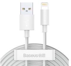 Baseus WISDOM adatkábel 2db (USB - lightning, 20W, PD gyorstöltő, 150cm) FEHÉRTZCALZJ-02