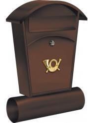 TOYA postaláda 480x280x80, barna (TOY-78592) (TOY-78592)