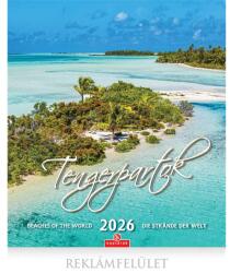 CSG 2026 Tengerpartok 30x34 cm falinaptár (FNU716) - bestbyte