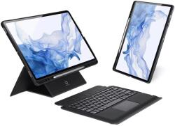 Dux Ducis Samsung Tab S9 FE Plus WIFI DUX DUCIS DK bluetooth billentyűzet + touch pad Type-C aljzat, QWERTY, FEKETE (GP-171893)