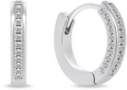 Brilio Silver Csillogó ezüst fülbevaló cirkónium kövekkel EA889W