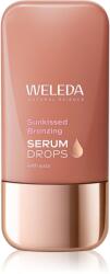 Weleda Serum Drops Sunkissed Bronzing hidratáló arcszérum enyhe napbarnított hatással 30 ml
