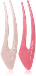 Janeke Hair Clip hajtű Pink 2x12.5 cm