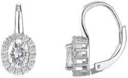 Beneto Ezüst fülbevaló tiszta kristályokkal AGUC1166