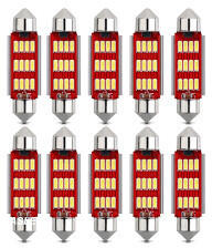 Autolife SMD-ROOF-10SMD-39 - 10db-os 39MM Szofita Led 12V hűtőbordás CANBUS (21226)