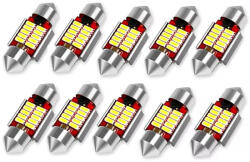 Autolife SMD-ROOF-10SMD-31 - 10db-os 31MM Szofita Led 12V hűtőbordás CANBUS (21202) - olaj