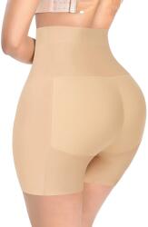 Linovit Store Formázó bugyi push-up buttlifteffektussal, Linovit, L-XL méret, Bézs (S4BLXL)