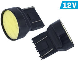 Autolife W21/5W(T20q) 12V COB LED - Canbus fehér színben - párban (58956) - olaj