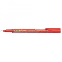 Pentel Alkoholos marker 1, 2mm vékony hegyű OHP S piros (NF450-B) (NF450-B) - aqua