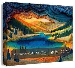 bboldin 1000 db-os puzzle - Yellowstone Lake Art (PT-353) (PT-353)