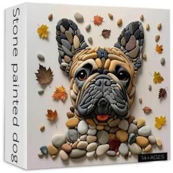 bboldin 1000 db-os puzzle - Stone Painted Dog (Z-1840) (Z-1840)