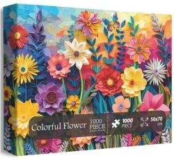 bboldin 1000 db-os puzzle - Colorful Flower (Z-756) (Z-756)