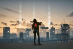  Poszter, Cyberpunk 2077 Baseball Day, 61x90cm, poszter1447, Többszínű (poster1447)