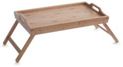 Koopman Reggeliző tálca, bambusz, 50x30x21 cm, barna (DO-784200240)