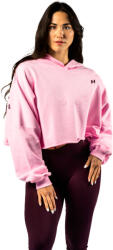 NEBBIA STRONG BEAUTY Oversized Hoodie OWN YOUR POWER 433 pink Női melegítőfelső XS/S
