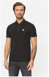 EA7 Férfi póló, Emporio Armani EA7, 303083328, Viszkóz/Poliamid, M INTL, Fekete (0000303083328_M)