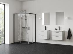 RAVAK Blix II NBLRV2K+NBLRV2K zuhanykabin fekete 100x100 (1XMA0300Z1+1XMA0300Z1)