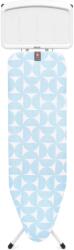 Brabantia Solid Steam Unit Holder vasalódeszka 1240x380mm - B méret. fix vasalótálca gőzállomásokhoz. D=22mm fehér váz. PerfectFlow friss fuvallat huzat - 244100 (244100) Vasalódeszka