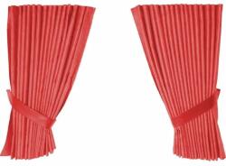  4 darabos függönykészlet teherautóhoz, univerzális, Mercedes-szel kompatibilis, piros színű, szintetikus anyagból