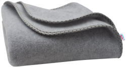 New Baby Gyerek fleece takaró New Baby 100x75 szürke csillagok - pindurka
