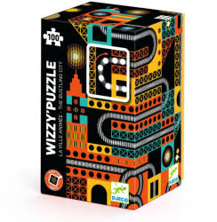 DJECO Varázs puzzle - Városi nyüzsgés, 100 db-os - The lively city (DJEDJ07032)