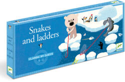 DJECO Társasjáték klasszikus - Kígyók és létrák - Snake and ladders (DJEDJ05208)