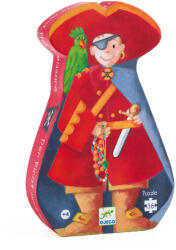 DJECO Formadobozos puzzle - Kalózok kincse, 36 db-os - The pirate and his treasure (DJEDJ07220)