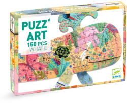 DJECO Művészeti puzzle - Bálna, 150 db-os - Whale (DJEDJ07658)