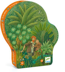 DJECO Formadobozos puzzle - Dzsungel puzzle, 54 db-os - In the Jungle (DJEDJ07244)