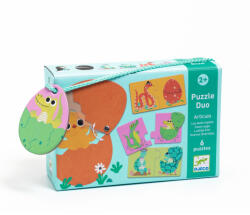 DJECO Párosító puzzle - Kié a tojás, 12 db-os - Funny eggs (DJEDJ08193)