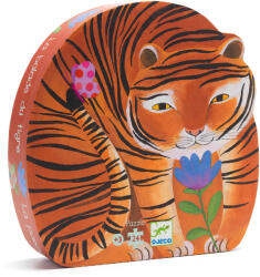 DJECO Formadobozos puzzle - A tigris sétája - The tiger's walk (DJEDJ07201)