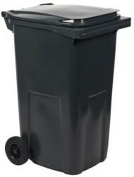  Pubela de exterior din plastic pentru deseuri sortate, volum 240 l, gri/gri M1208008 Cos de gunoi