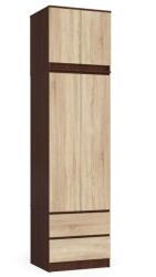 AKORD Gardróbszekrény bővítéssel P234_60 - wenge/sonoma (SZCLPS60NADWENSON)