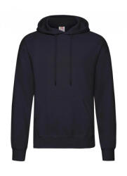 Fruit of the Loom Férfi kapucnis hosszú ujjú pulóver Fruit of the Loom Classic Hooded Sweat 4XL, Mély sötétkék (navy)