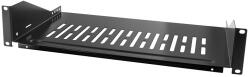 LogiLink 19" konzolos polc, elülső csavaros rögzítés, fekete - pcx - 7 998 Ft