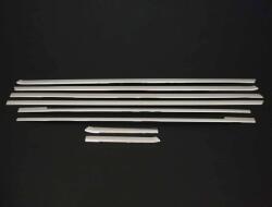  Rozsdamentes acél ablakkeretek MERCEDES VITO W447 2015-> , 10 darabos készlet, közepes karosszériához