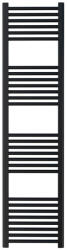 HeizTech 400x1600 egyenes fekete törölközőszárítós radiátor (11020276) - kazanklima