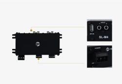  Sl-m4 Mini Rainbow 4 Csatornás D Osztályú Erősítő