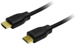LogiLink HDMI Kábel 1.4, 2x HDMI apa, fekete, 2m