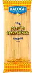 Balogh Tészta Családi Tészta Spagetti Tojás Nélküli 1 kg