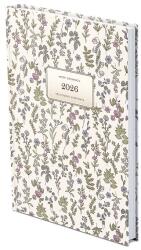 TopTimer Határidőnapló TOPTIMER Joy J011 B/5 heti fehér lapos Uv lakk Kis virág 2026. T011J-203 (T011J-203)