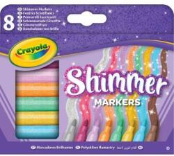 Crayola Crayola: Csillámos filctollkészlet - 8 db-os