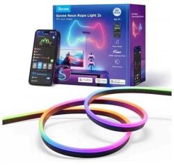 Govee Banda LED inteligenta Govee Neon Rope Strip Ligth 2 H61D4C11 RGBIC 48W Matter Wi-Fi Bluetooth 4m Negru (H61D4C11)