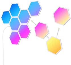 Govee Panouri luminoase LED inteligente Govee Glide Hexa B6061301 RGBIC Wi-Fi 24V 1.5A Compatibil Alexa Google Asistant 10buc (B6061301)