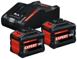 Bosch EXPERT 2× EXBA18V-150 + EXAL18V-160 - Két 18V 15Ah akkumulátor és töltő készlet - 1600A0373Z (1600A0373Z)