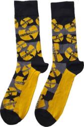Wu-Tang Clan Logos Yellow Black 36-40 Női Zokni (WTCSCK02LB)