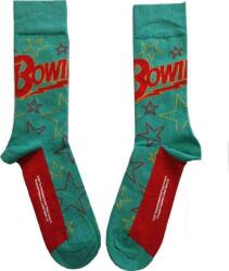 David Bowie Stars Outline Green 36-40 Női Zokni (BOWSCK05LGR)