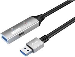 PremiumCord Cablu activ PREMIUMCORD USB-C 3.2 Gen1, extensie, repetor, A - A, M/F, 5m, negru (KU3REP5AL)