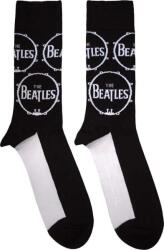 The Beatles Zokni Drum Logo Repeat Black 36-40 (BEATSCK53LB)