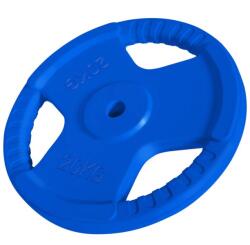 Gorilla Sports Öntöttvas súlytárcsa gumírozott 20 kg (100613-00009-0025) - kokiskashop Súlytárcsa